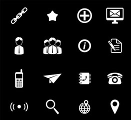 Contacts simply icons