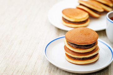 dorayaki, Japanese red bean pancakes