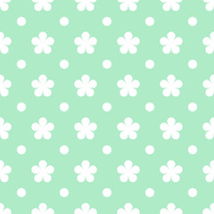 Flower seamless pattern background