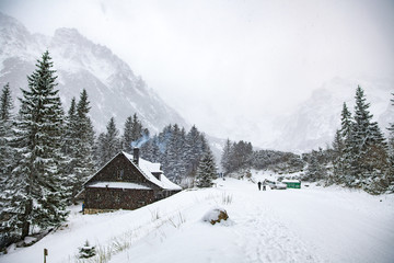 Winter in the mountains