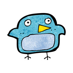 cartoon bluebird