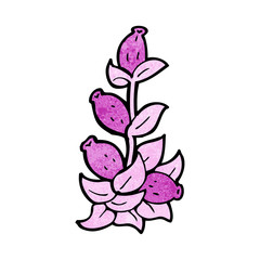 cartoon flowers