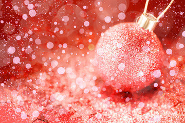 Christmas Ornaments with Pink Stardust