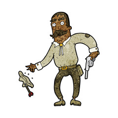 cartoon wild west cowboy