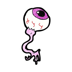 cartoon gross eyeball