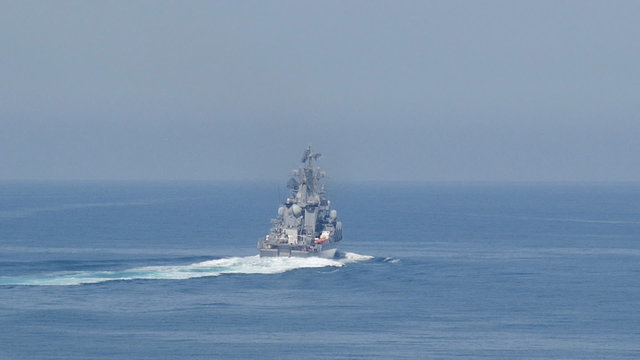 flagship of the Russian Black Sea fleet 