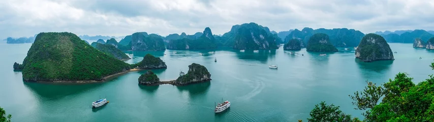 Foto op Plexiglas Panorama of Halong Bay, Vietnam © 12ee12