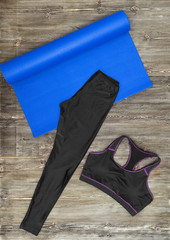 Woman's yoga outfit