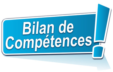 bilan de compétences sur étiquette bleue