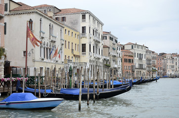 Detail of Venice Grand Canal