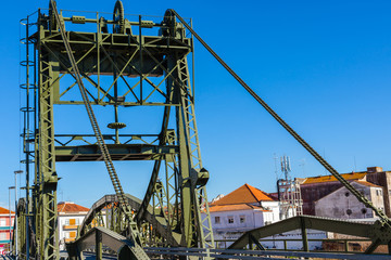 Bridge over Sado river detail. Alcacer do Sal, Portugal