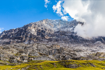 Under the Eiger north face