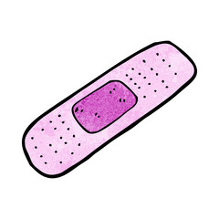 cartoon medical plaster