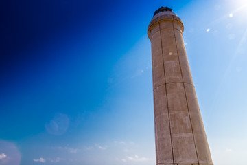 The lighthouse of Cape of Otranto in Italy