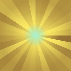 Abstract background of color star burst rays
