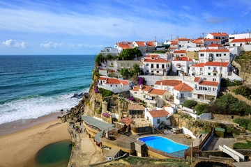 Azenhas do Mar, a little fishermen village on atlantic coast nea