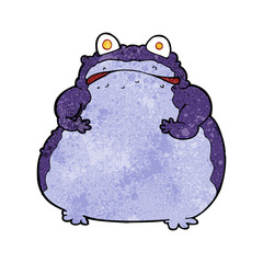 cartoon fat frog