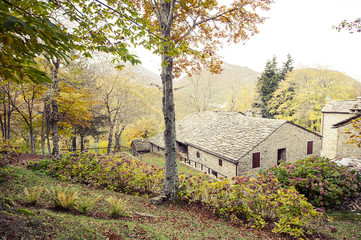 Tresana village, Porretta Terme, Italy