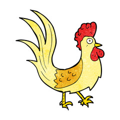 cartoon cockerel