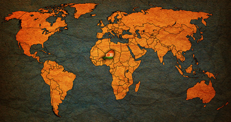 niger territory on world map