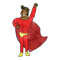 cartoon superhero