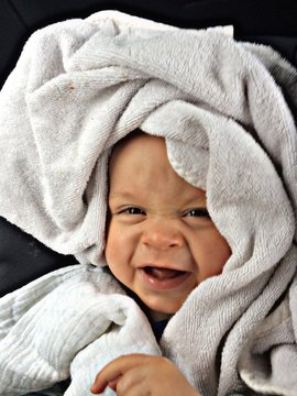 boy laughing