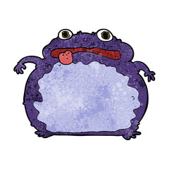cartoon funny frog