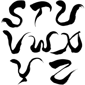 筆文字 アルファベット Buy This Stock Vector And Explore Similar Vectors At Adobe Stock Adobe Stock