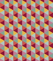 Seamless geometric vector pattern