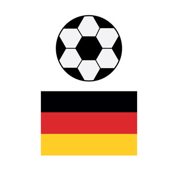 Germany Flag and football