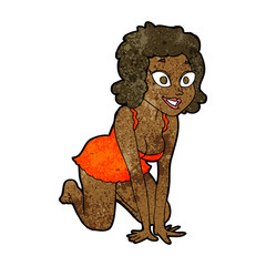 cartoon funny sexy woman