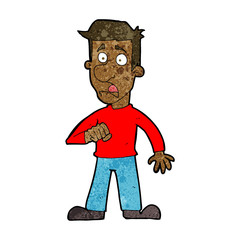 cartoon shocked man