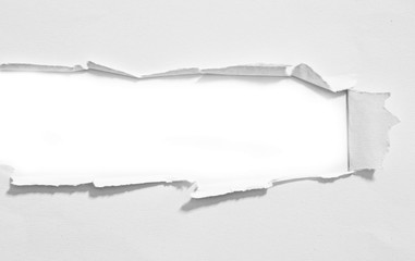 Ripped paper, space for copy