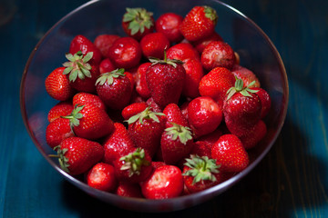 bowl full of strawberries