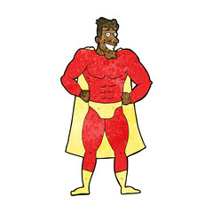 Fototapeta premium cartoon superhero