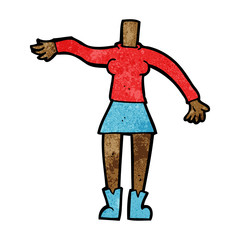 cartoon female body (add photos or mix and match cartoons)