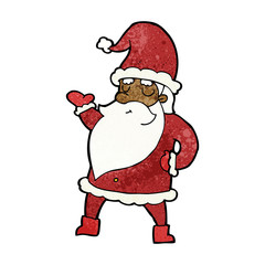 cartoon santa claus