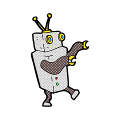 cartoon robot