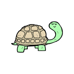 cartoon happy tortoise