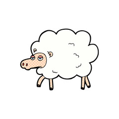 cartoon sheep