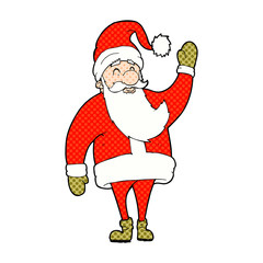 cartoon santa claus