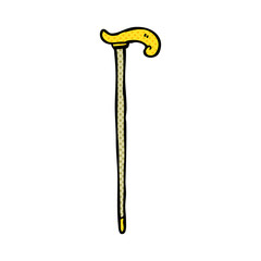cartoon walking stick