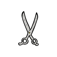 cartoon scissors