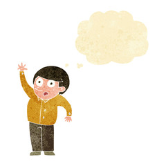 cartoon man asking question with thought bubble