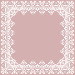Floral Vector Fine Frame