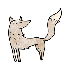 cartoon wolf
