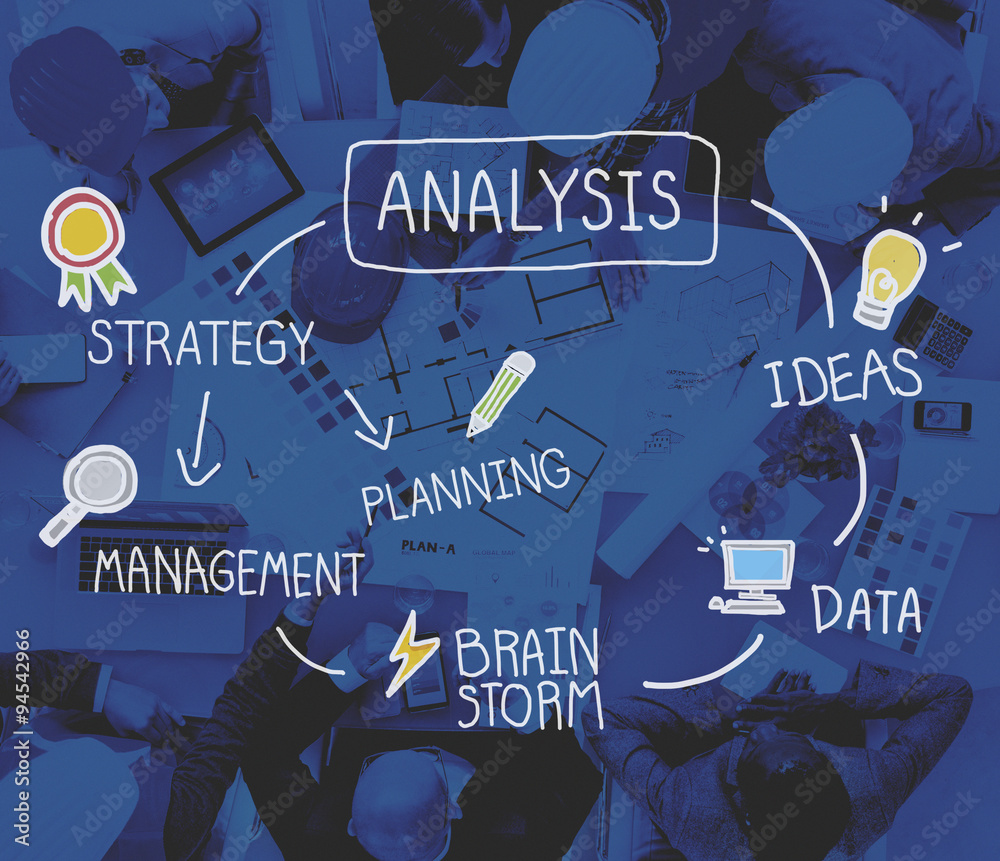 Sticker Analysis Analytics Information Business Strategy Concept - Stickers
