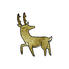 cartoon stag