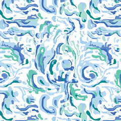 Abstract Design Water Splash Pattern