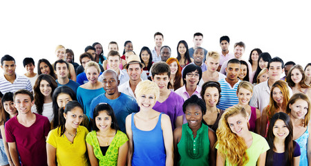 Group students Community Communication Concept